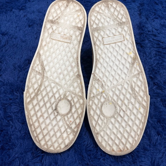 Giuseppe Zanotti Leather Studded  Slip-On Sneakers Womens 10 - Picture 8 of 13